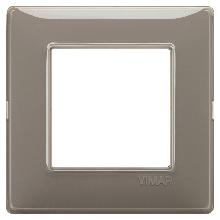 Vimar Plana 14642.40 Placca 2M Reflex cenere product photo