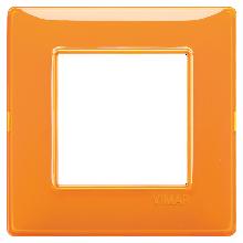Vimar Plana 14642.48 Placca 2M Reflex arancio product photo