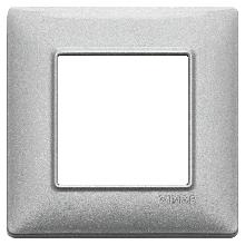 Vimar Plana 14642.71 Placca 2M Silver product photo