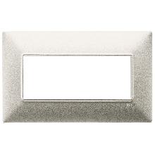 Vimar Plana 14649.21 Placca 5M BS nichel opaco product photo
