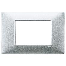 Vimar Plana 14653.20 Placca 3M argento opaco product photo