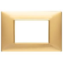 Vimar Plana 14653.25 Placca 3M oro opaco product photo