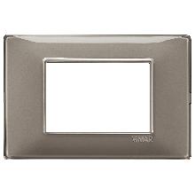 Vimar Plana 14653.40 Placca 3M Reflex cenere product photo