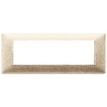 Vimar Plana 14657.22 Placca 7M champagne opaco product photo