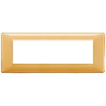 Vimar Plana 14657.43 Placca 7M Reflex ambra product photo