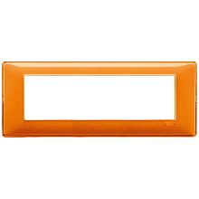 Vimar Plana 14657.48 Placca 7M Reflex arancio product photo