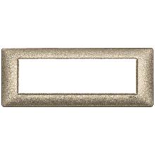 Vimar Plana 14657.70 Placca 7M bronzo metallizzato product photo