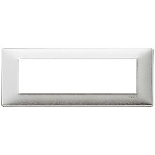 Vimar Plana 14657.81 Placca 7M alluminio spazzolato product photo