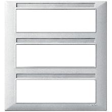 Vimar Plana 14691.20 Placca 21M argento opaco product photo