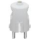 Spina 2P+T 16A tedesco assiale bianco product photo Photo 01 2XS