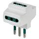 Adattatore mult. S11+3P11 bianco product photo Photo 01 2XS