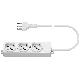Presa multipla 3 universale+cavo bianco product photo Photo 01 2XS