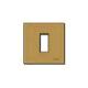 Placca 1M allum. scatto bronzo product photo Photo 01 2XS