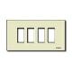 Placca 4M resina scatto avorio product photo Photo 01 2XS
