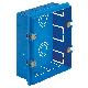 Scatola incasso 6M(3+3) azzurro product photo Photo 01 2XS
