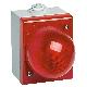 Segnalatore IP55 diffusore rosso product photo Photo 01 2XS