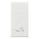 Vimar Plana 14021.P Tasto 1M simbolo chiave bianco product photo Photo 01 2XS