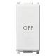 Vimar Plana 14056.33 Pulsante 1P NO+NC 10A simbolo OFF bianco product photo Photo 01 2XS