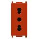 Vimar Plana 14203.AB.R Presa 2P+T16A P17/11 antibatterico rosso product photo Photo 01 2XS