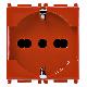 Vimar Plana 14210.R Presa 2P+T 16A universale rosso product photo Photo 01 2XS