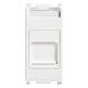 Vimar Plana 14337.6 Presa RJ45 Cat6 UTP con portello bianco product photo Photo 01 2XS