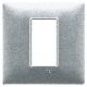 Vimar Plana 14641.20 Placca 1M argento opaco product photo Photo 01 2XS