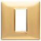 Vimar Plana 14641.25 Placca 1M oro opaco product photo Photo 01 2XS