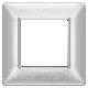 Vimar Plana 14642.81 Placca 2M alluminio spazzolato product photo Photo 01 2XS