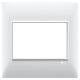 Vimar Plana 14648.01 Placca 3M BS bianco product photo Photo 01 2XS