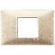 Vimar Plana 14652.22 Placca 2M centrali champagne opaco product photo Photo 01 2XS