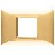Vimar Plana 14652.24 Placca 2M centrali oro lucido product photo Photo 01 2XS