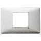 Vimar Plana 14652.81 Placca 2M centrali alluminio spazzolato product photo Photo 01 2XS