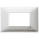 Vimar Plana 14653.81 Placca 3M alluminio spazzolato product photo Photo 01 2XS