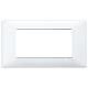 Vimar Plana 14654.01 Placca 4M bianco product photo Photo 01 2XS