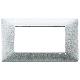Vimar Plana 14654.20 Placca 4M argento opaco product photo Photo 01 2XS