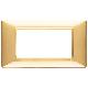 Vimar Plana 14654.24 Placca 4M oro lucido product photo Photo 01 2XS