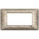 Vimar Plana 14654.70 Placca 4M bronzo metallizzato product photo Photo 01 2XS