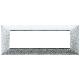 Vimar Plana 14657.20 Placca 7M argento opaco product photo Photo 01 2XS