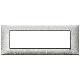 Vimar Plana 14657.71 Placca 7M Silver product photo Photo 01 2XS