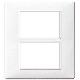 Vimar Plana 14659.01 Placca 6M (3+3) bianco product photo Photo 01 2XS