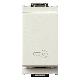 Vimar 16080.P.B Idea Pulsante 1P NO 10A chiave bianco product photo Photo 01 2XS