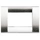 Vimar 16733.34 Idea Placca Classica 3M nichel spazzolato product photo Photo 01 2XS