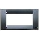 Vimar 16744.15 Idea Placca Classica 4M grigio grafite product photo Photo 01 2XS