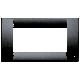 Vimar 16744.16 Idea Placca Classica 4M nero product photo Photo 01 2XS