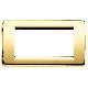 Vimar 16754.32 Idea Placca Rondò 4M oro lucido product photo Photo 01 2XS