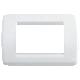 Vimar 16763.01 Idea Placca Rondò 3M bianco brillante product photo Photo 01 2XS