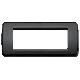Vimar 16765.16 Idea Placca Rondò 5M nero product photo Photo 01 2XS