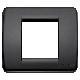 Vimar 17098.16 Idea Placca Rondò 1-2M nero product photo Photo 01 2XS