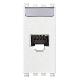 Vimar Ark&eacute; 19339.11.B Presa RJ45 Netsafe Cat5e UTP bianco product photo Photo 01 2XS