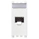 Vimar Arké 19339.13.B Presa RJ45 Netsafe Cat6 UTP bianco product photo Photo 01 2XS
